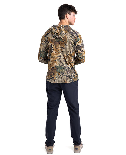 Realtree Bamboo Long Sleeve Hooded Camo Shirt - Realtree Advantage Classic