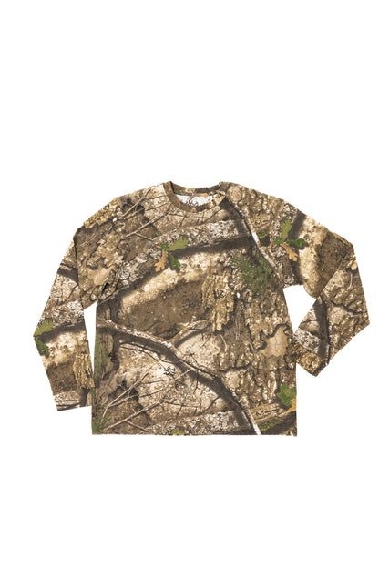 Realtree Bamboo Long Sleeve Camo Crewneck - Realtree APX