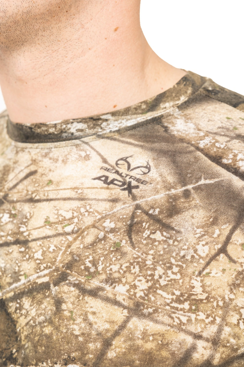 Realtree Bamboo Long Sleeve Camo Crewneck - Realtree APX