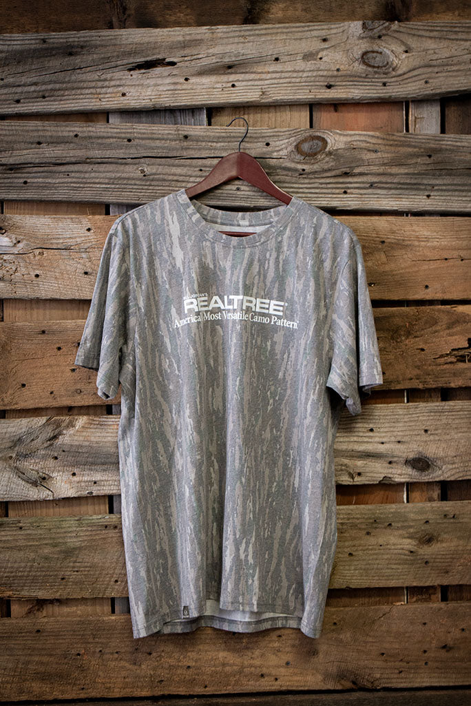 Realtree 40th Anniversary America's Most Versatile Camo Faded Camo Shirt - Realtree Original