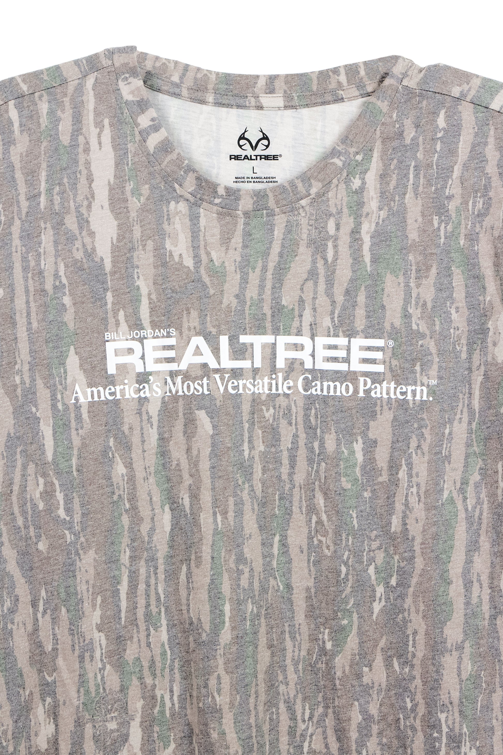 Realtree 40th Anniversary America's Most Versatile Camo Faded Camo Shirt - Realtree Original