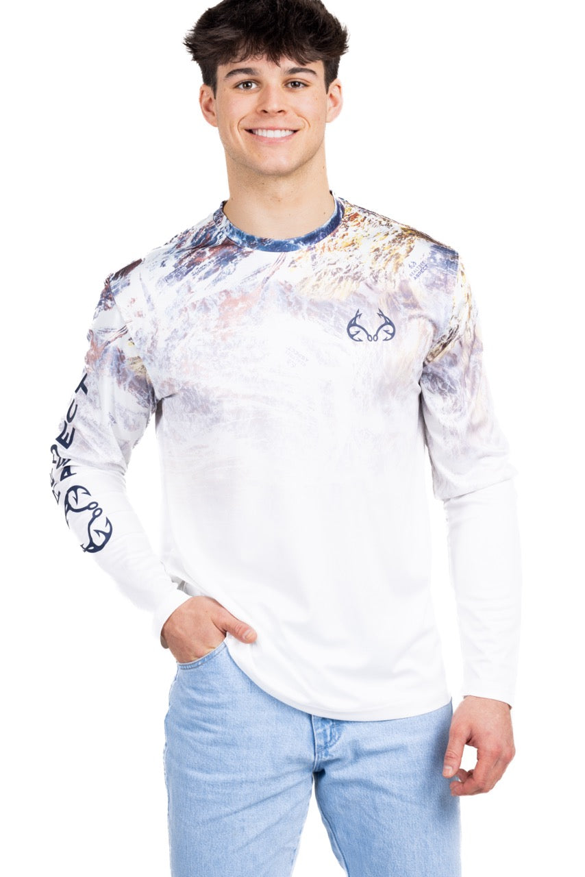 Realtree Fishing Parachute Performance Original Long Sleeve Shirt - Realtree Aspect
