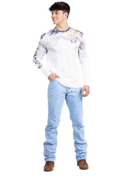 Realtree Fishing Parachute Performance Original Long Sleeve Shirt - Realtree Aspect