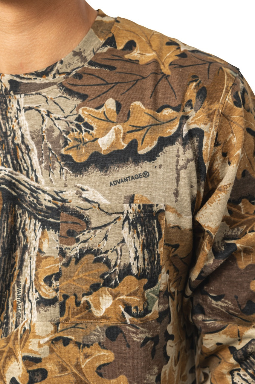 Realtree Long Sleeve Cotton Pocket Hunting Shirt - Realtree Advantage Classic