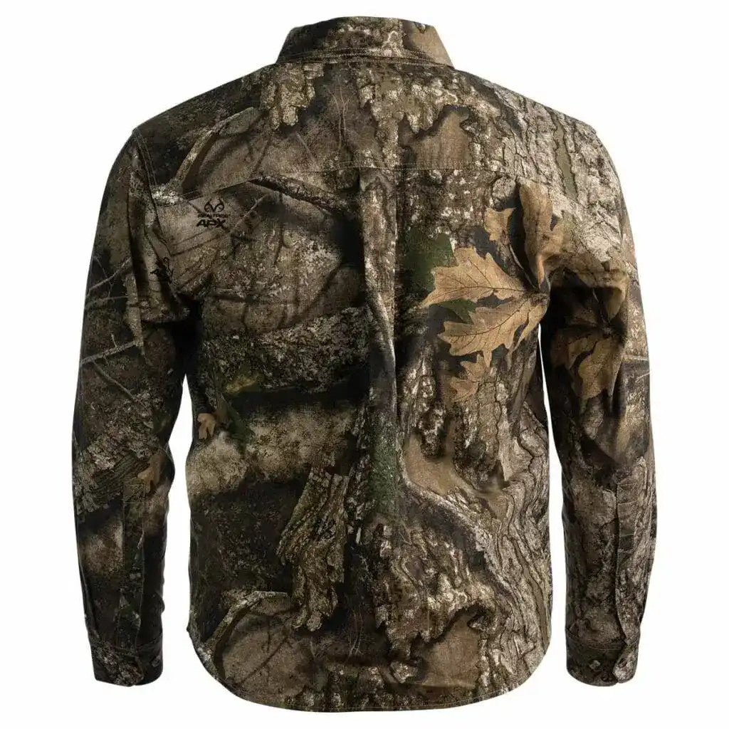 Realtree Blocker Outdoors Fused Cotton Field Shirt- Realtree Camo