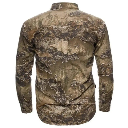 Realtree Blocker Outdoors Fused Cotton Field Shirt- Realtree Camo