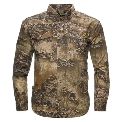 Realtree Blocker Outdoors Fused Cotton Field Shirt- Realtree Camo
