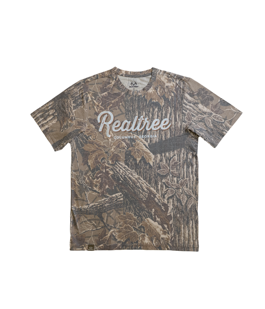 Realtree Unisex Brown Realtree Columbus Georgia Faded Camo Shirt - Realtree Xtra Grey