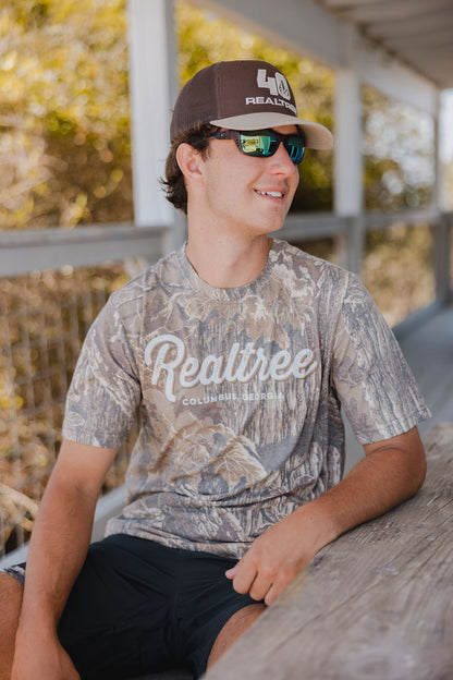Realtree Unisex Brown Realtree Columbus Georgia Faded Camo Shirt - Realtree Xtra Grey