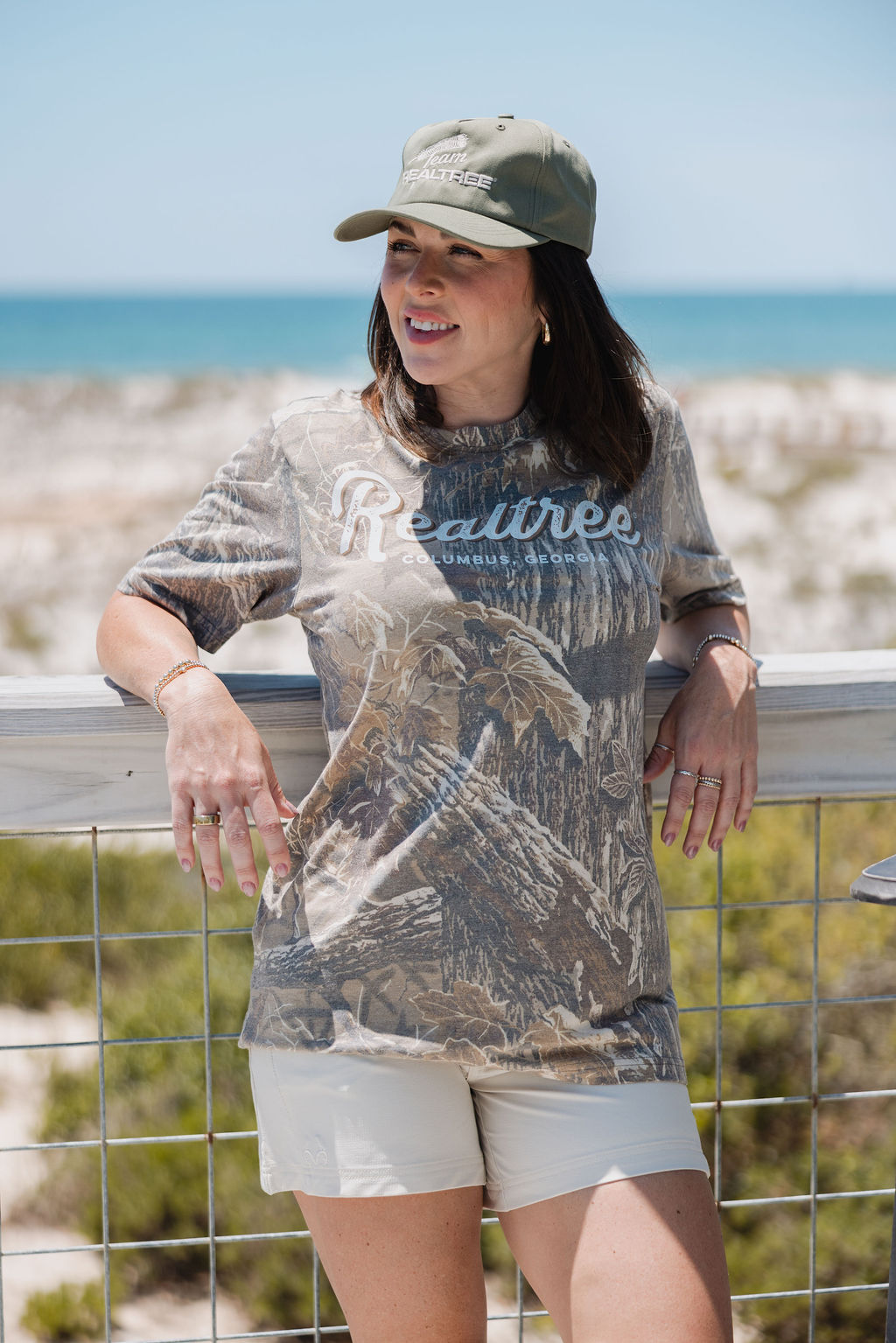Realtree Unisex Brown Realtree Columbus Georgia Faded Camo Shirt - Realtree Xtra Grey