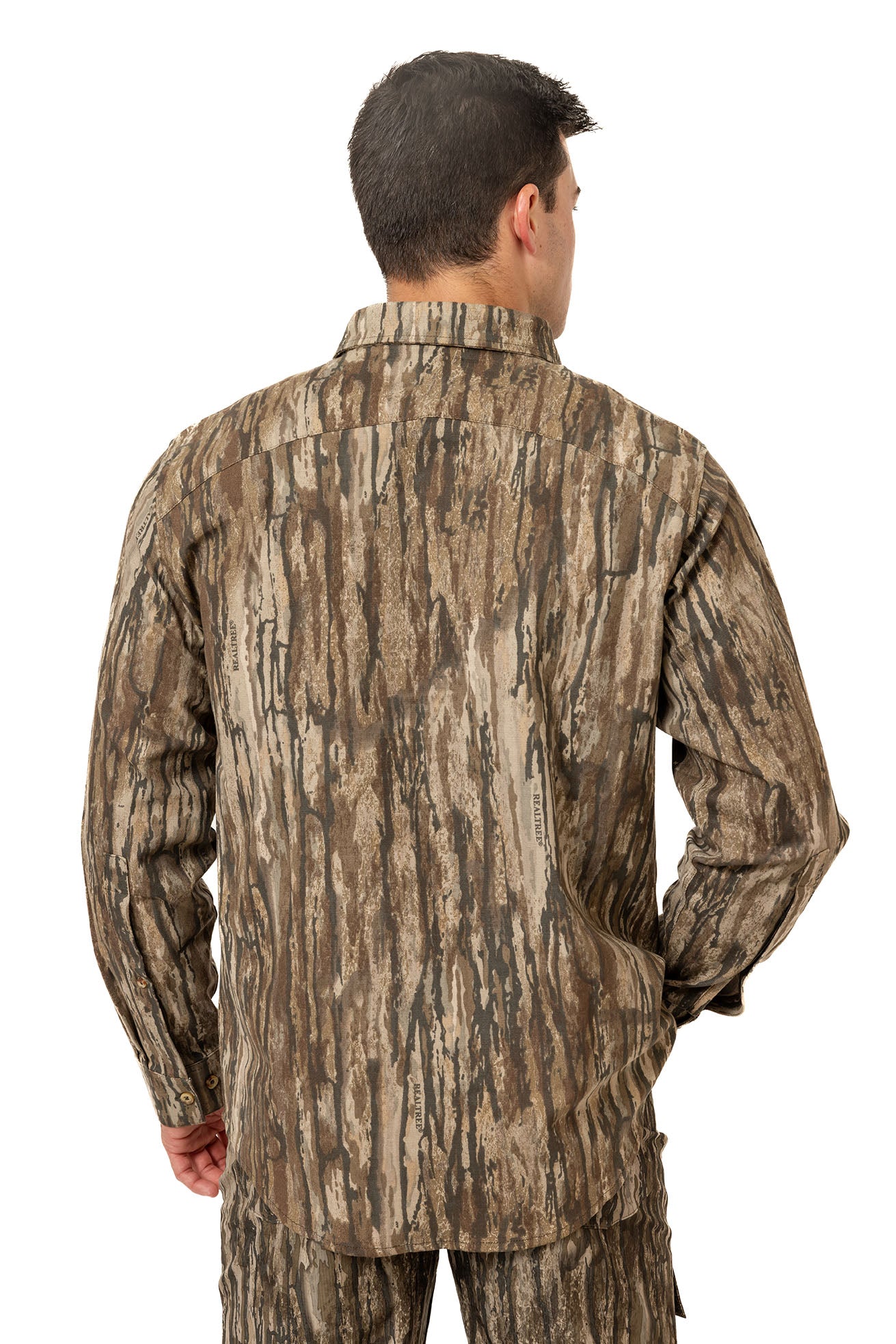 Realtree Button Down Long Sleeve Hunting Camp Shirt