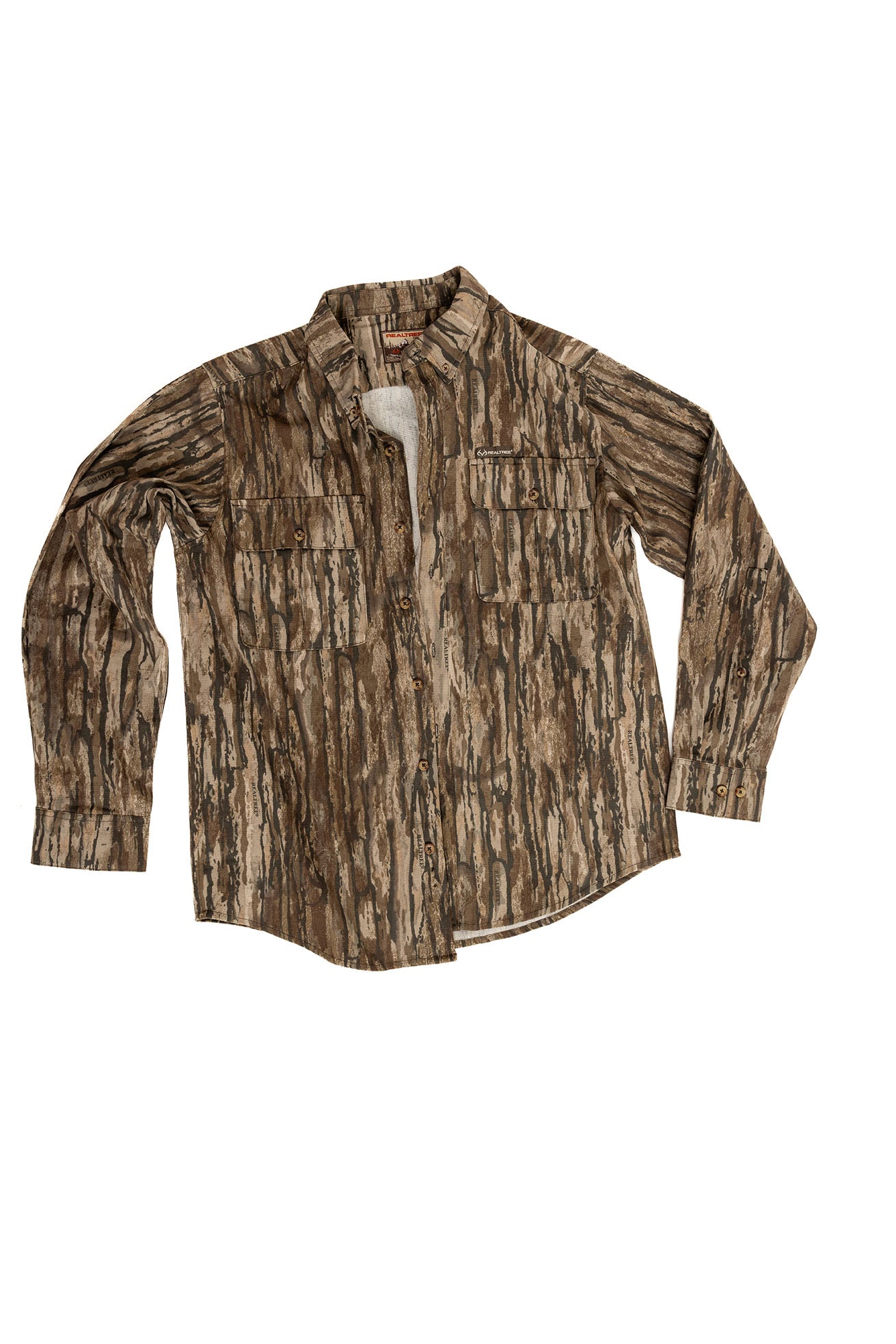 Realtree Button Down Long Sleeve Hunting Camp Shirt