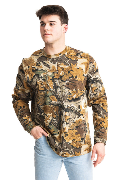 Realtree Long Sleeve Cotton Hunting Shirt - Realtree Advantage Classic