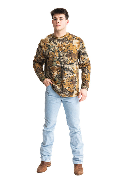 Realtree Long Sleeve Cotton Hunting Shirt - Realtree Advantage Classic