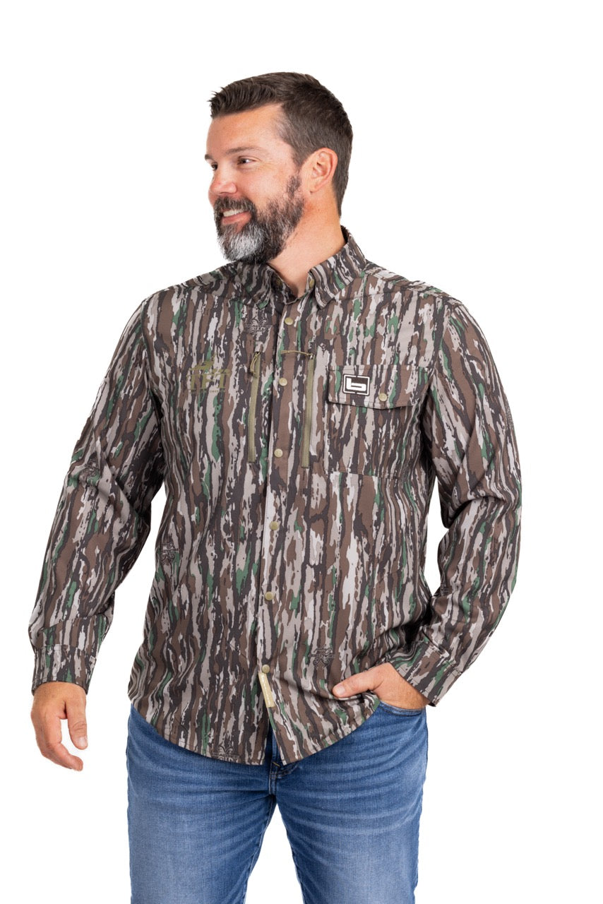Realtree Banded Badlander Lightweight Hunting Shirt - Realtree Original