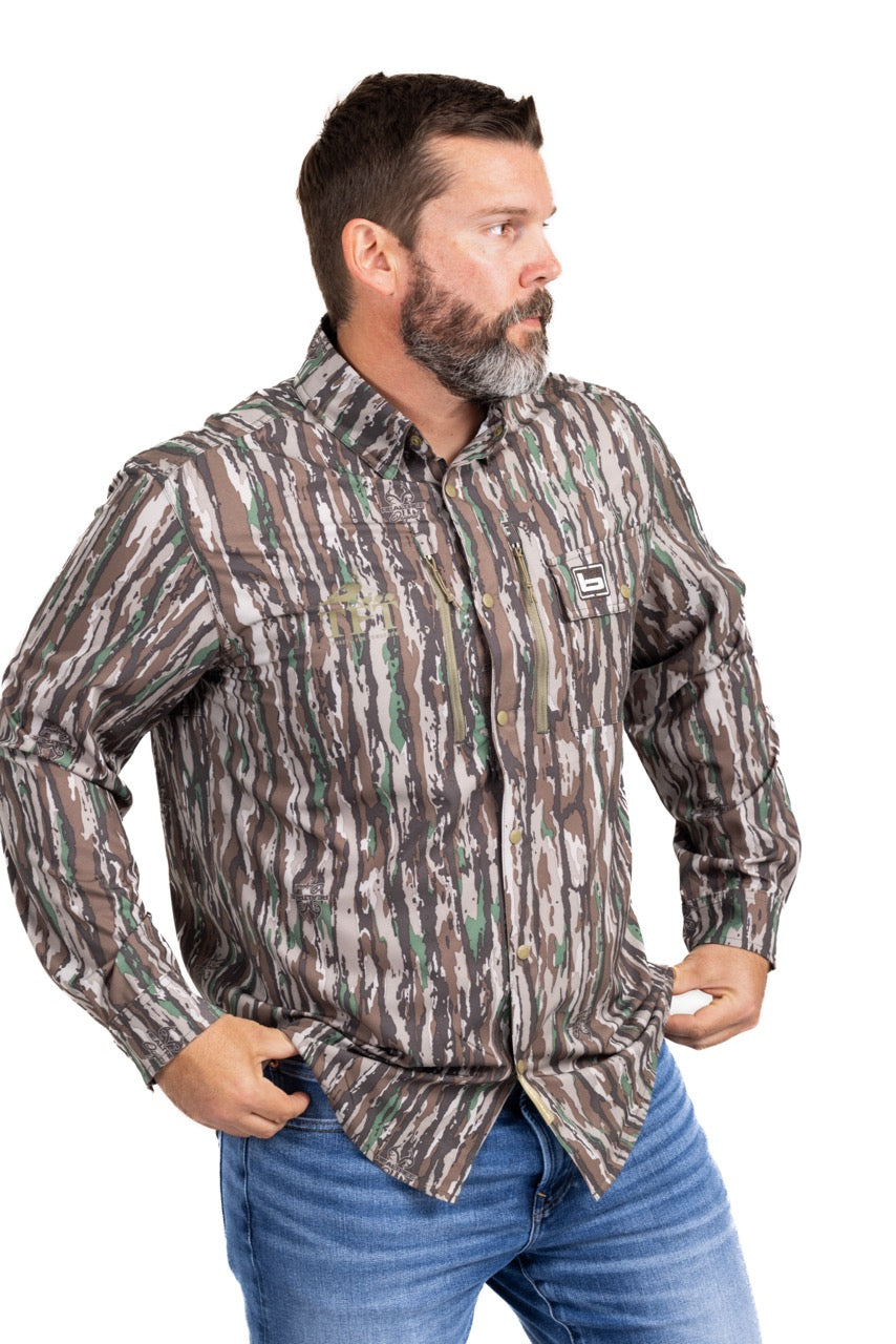 Realtree Banded Badlander Lightweight Hunting Shirt - Realtree Original