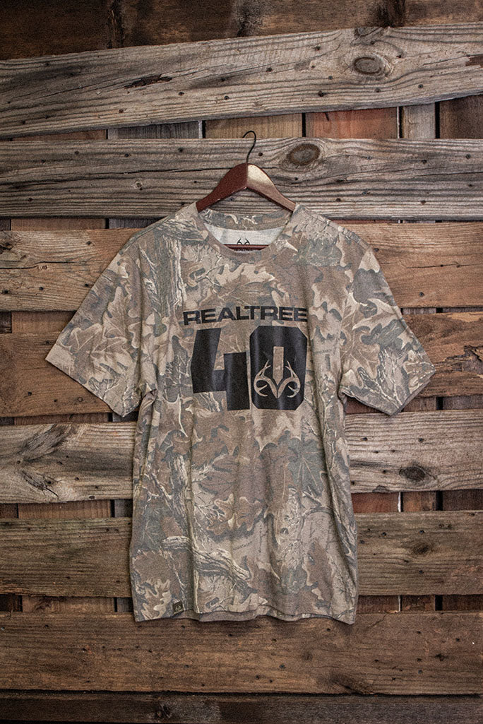 Realtree 40th Anniversary Jersey Faded Camo Shirt - Realtree Advantage Classic