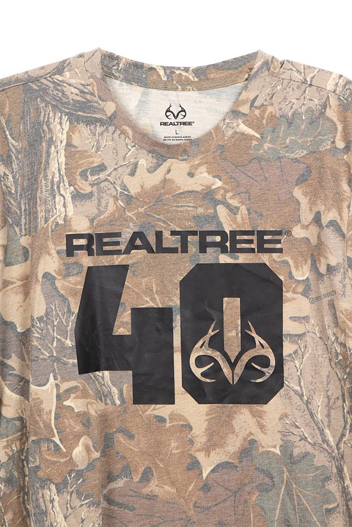 Realtree 40th Anniversary Jersey Faded Camo Shirt - Realtree Advantage Classic