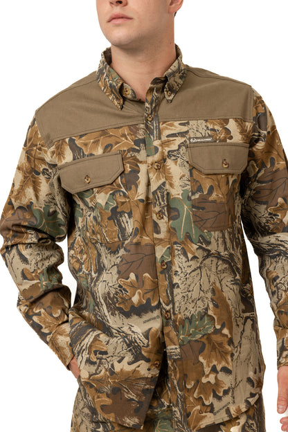 Realtree Milk River Button Down Camo Shirt - Realtree Advantage Classic