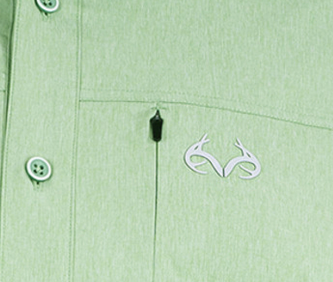Realtree Green Button Down Long Sleeve Guide Shirt - Realtree