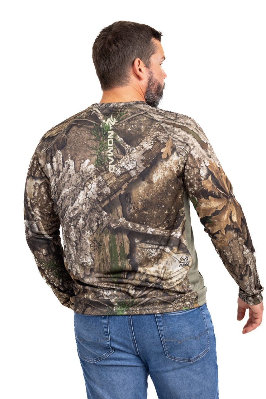 Realtree Nomad Pursuit Long Sleeve Hunting Shirt - Realtree APX