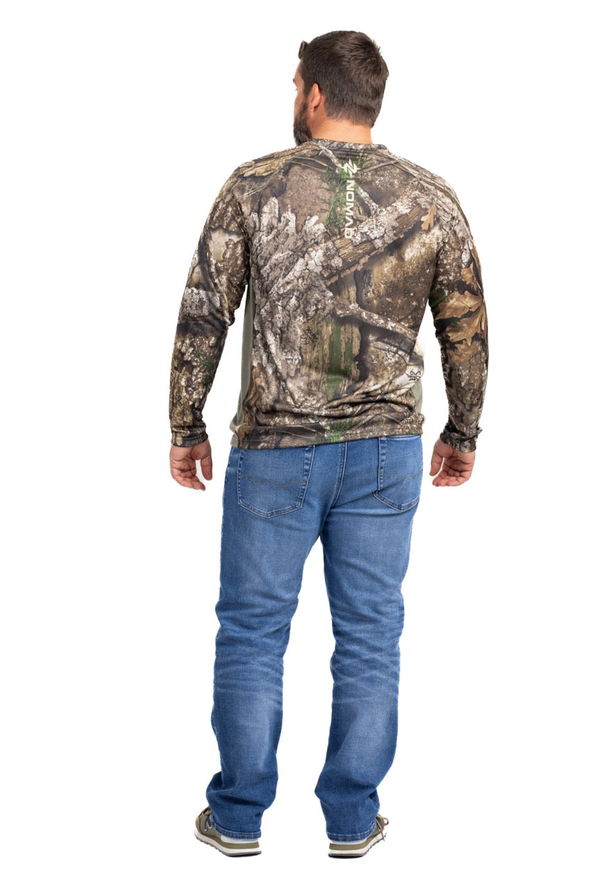 Realtree Nomad Pursuit Long Sleeve Hunting Shirt - Realtree APX