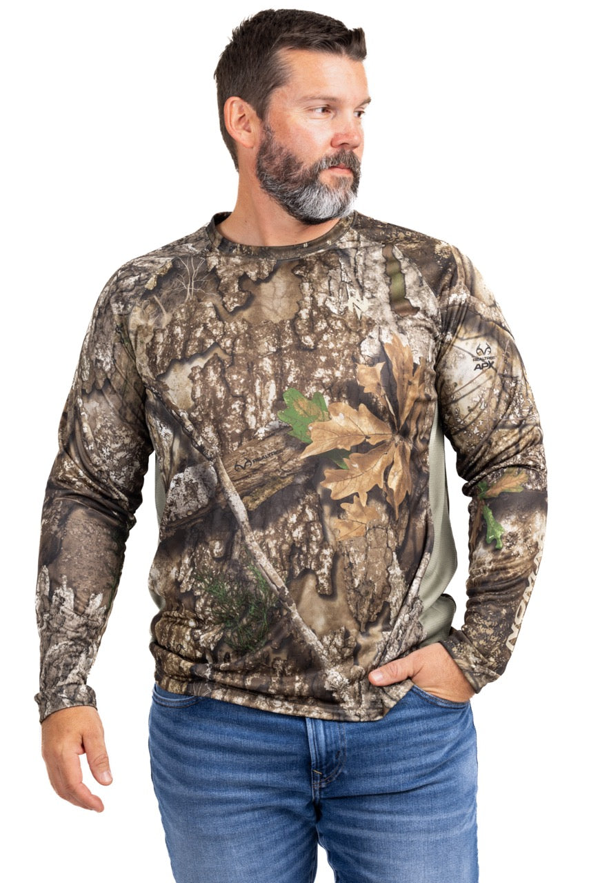 Realtree Nomad Pursuit Long Sleeve Hunting Shirt - Realtree APX