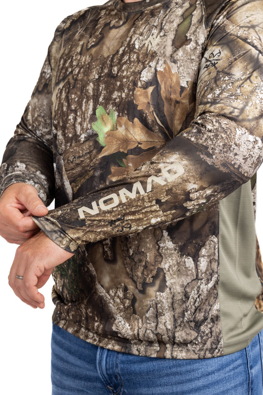 Realtree Nomad Pursuit Long Sleeve Hunting Shirt - Realtree APX