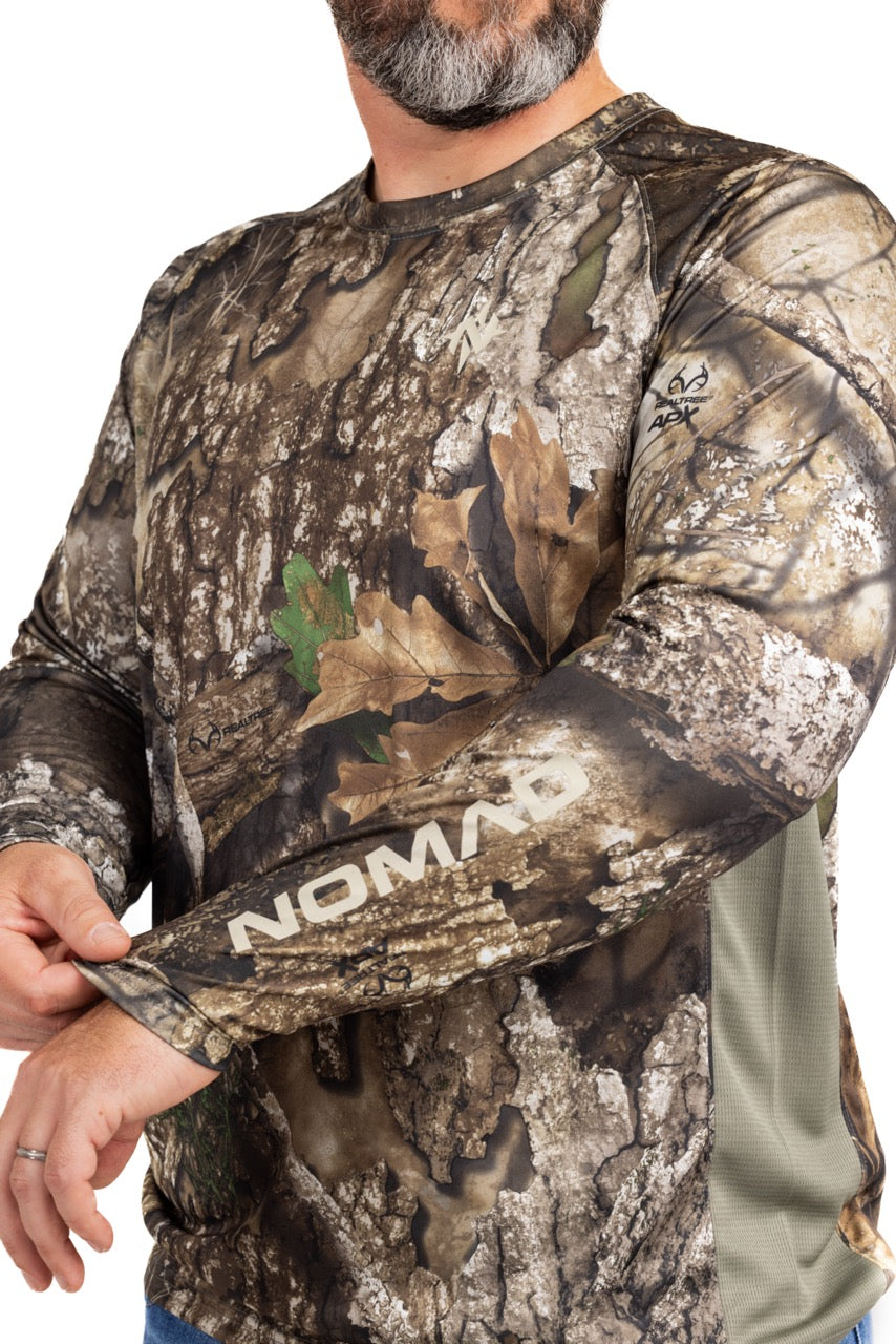 Realtree Nomad Pursuit Long Sleeve Hunting Shirt - Realtree APX