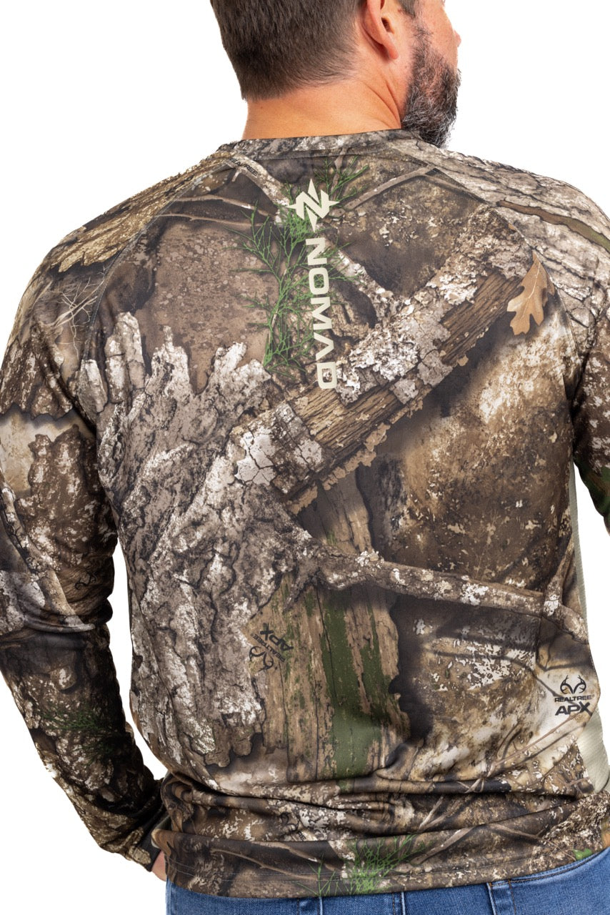 Realtree Nomad Pursuit Long Sleeve Hunting Shirt - Realtree APX