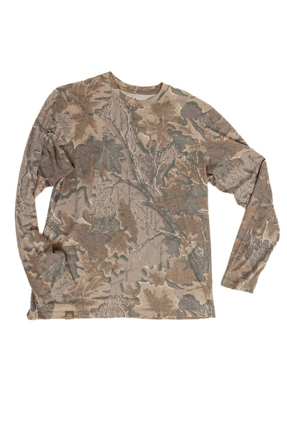 Realtree Long Sleeve Tri-Blend Faded Camo Shirt - Realtree Advantage Classic