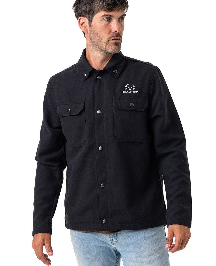 Realtree Pro Staff Snap Down Shirt Jacket - Realtree