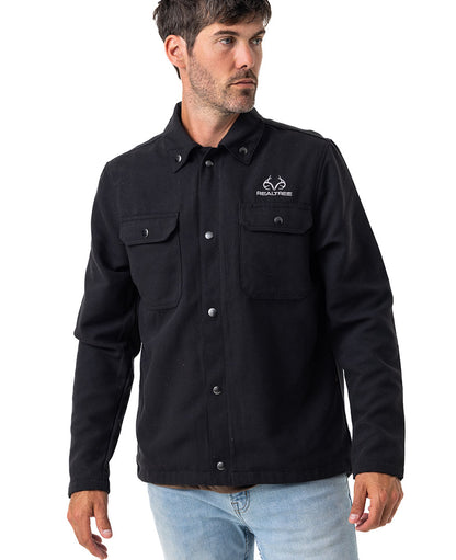 Realtree Pro Staff Snap Down Shirt Jacket - Realtree