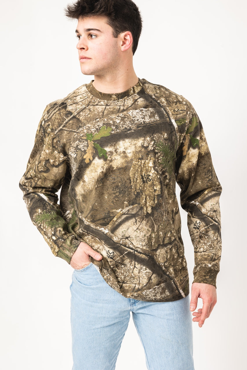 Realtree Long Sleeve Cotton Hunting Shirt - Realtree APX