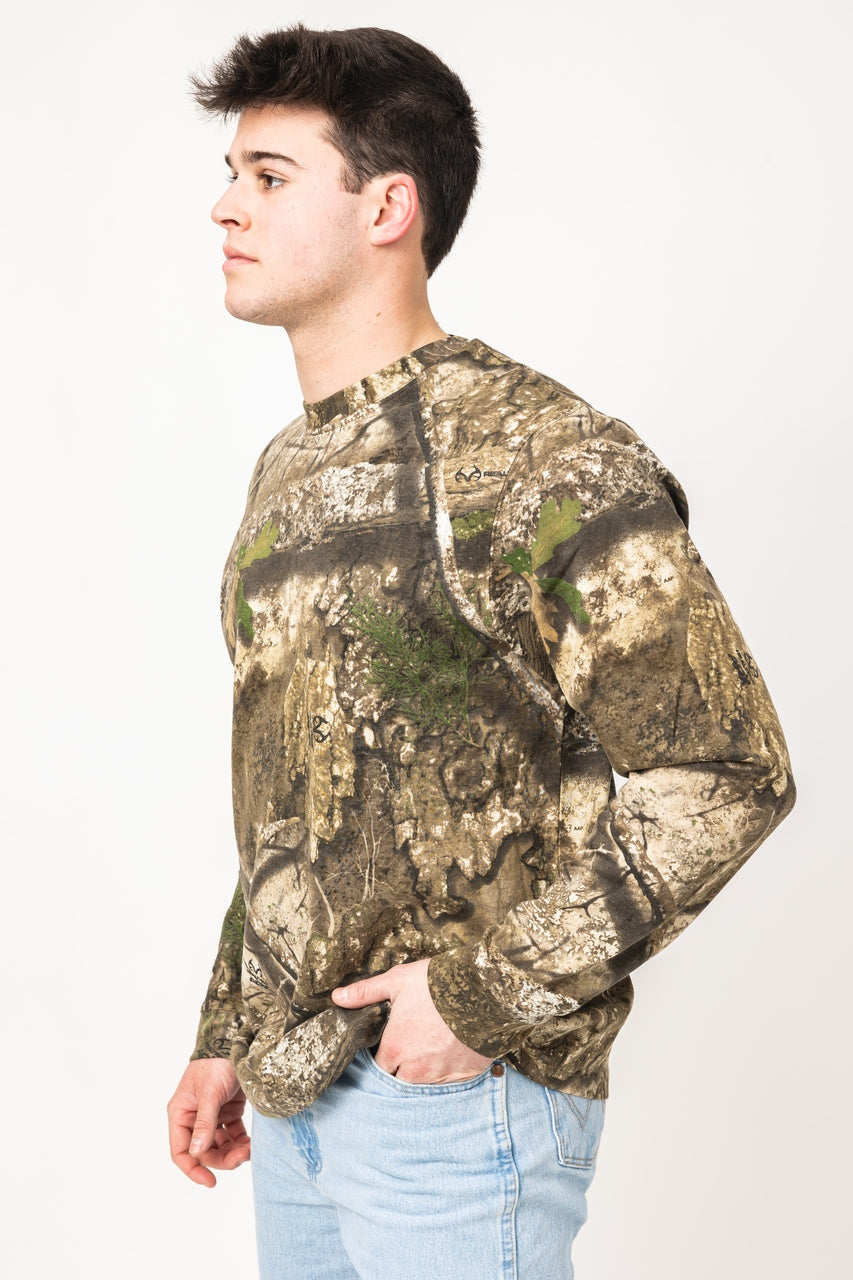 Realtree Long Sleeve Cotton Hunting Shirt - Realtree APX