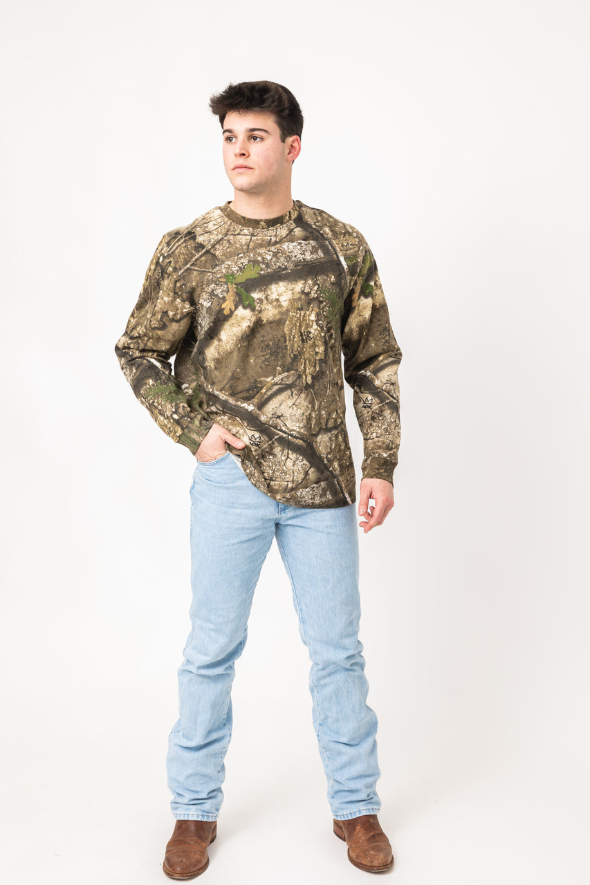 Realtree Long Sleeve Cotton Hunting Shirt - Realtree APX