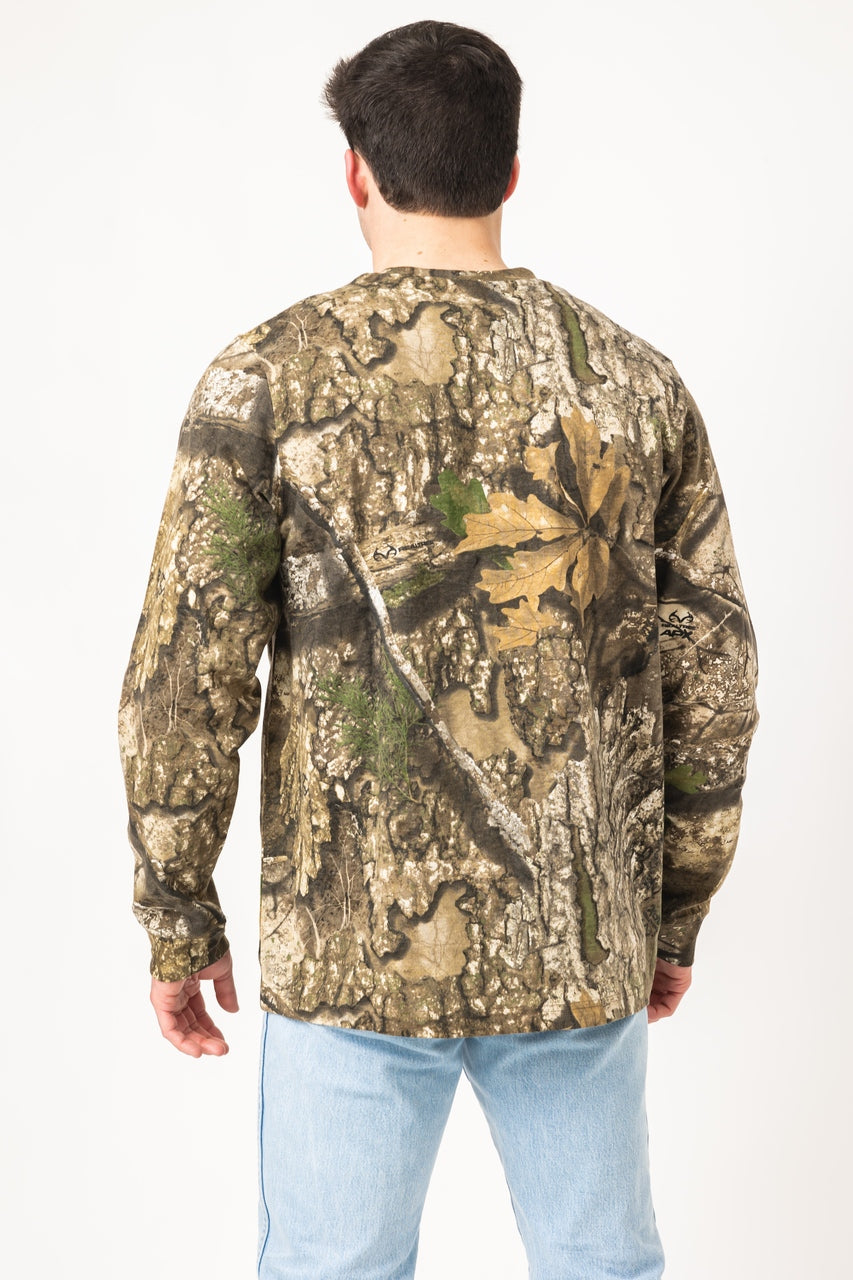Realtree Long Sleeve Cotton Hunting Shirt - Realtree APX