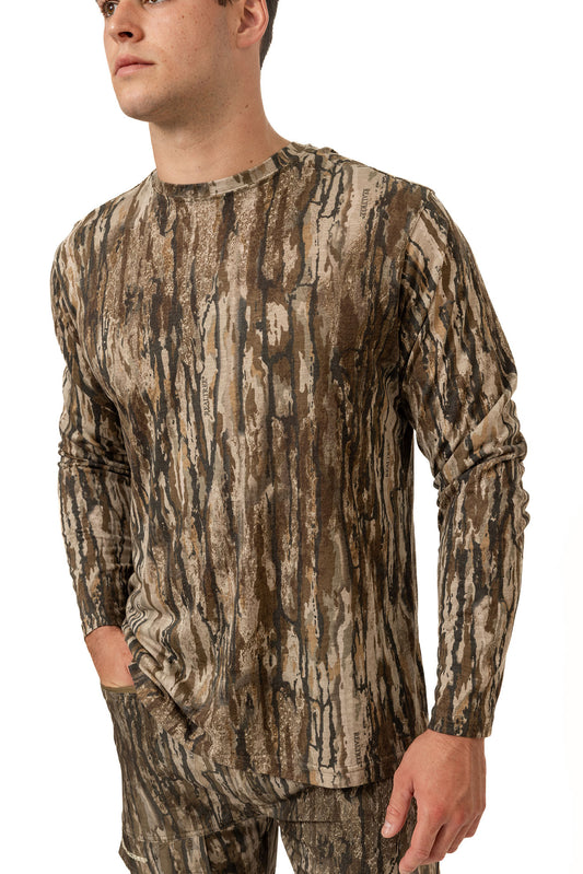 Realtree Bamboo Long Sleeve Camo Crewneck