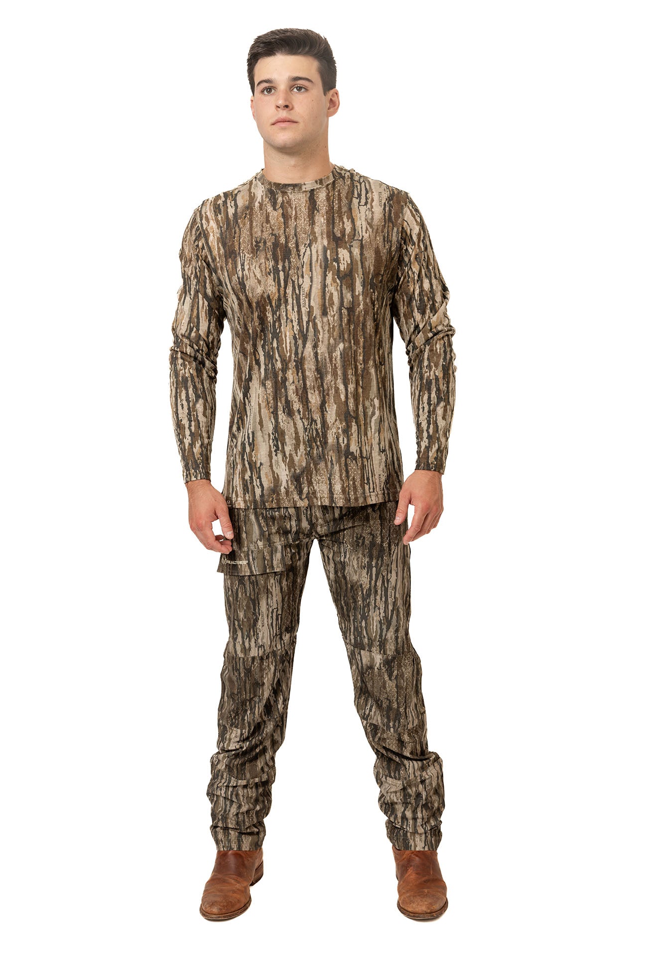 Realtree Bamboo Long Sleeve Camo Crewneck