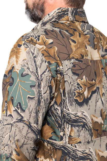 Realtree Button Down Long Sleeve Hunting Shirt - Realtree Advantage Classic