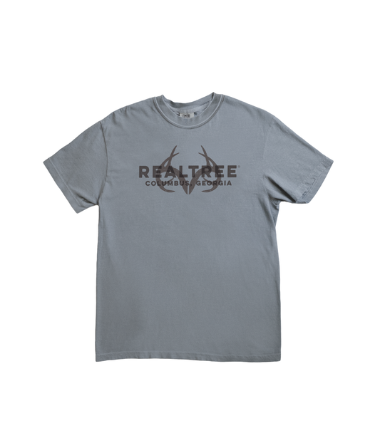 Realtree Unisex Realtree Logo Comfort Colors Gray Shirt