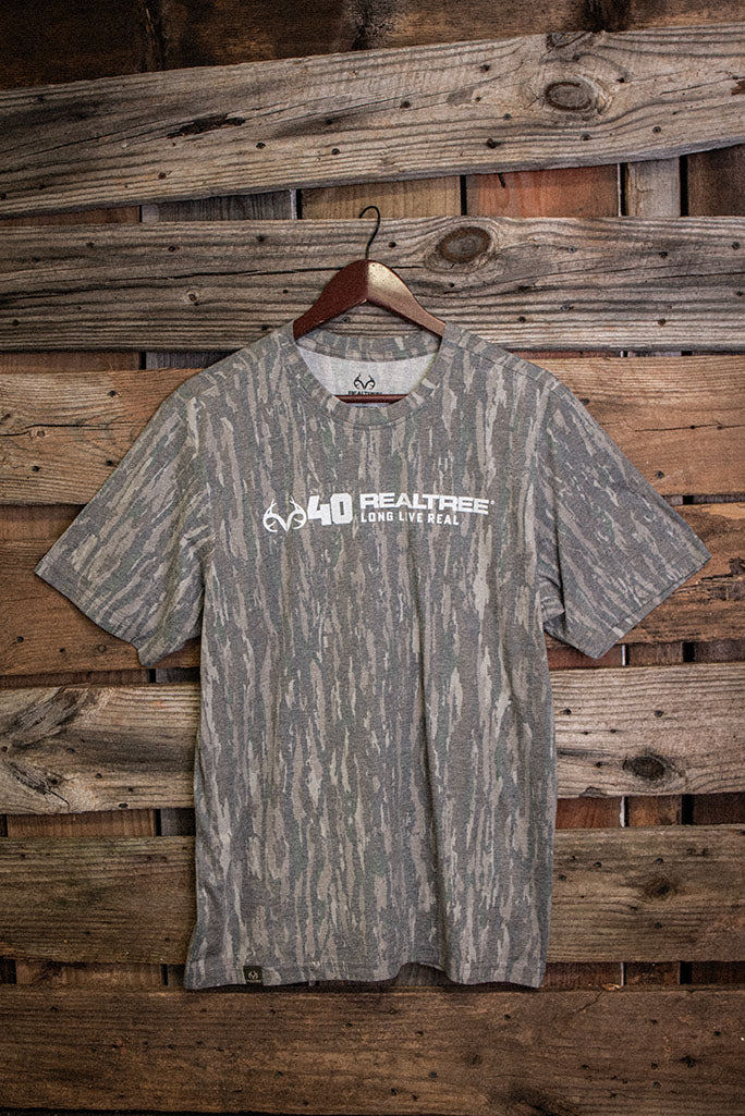 Realtree 40th Anniversary Long Live Real Faded Camo Shirt - Realtree Original