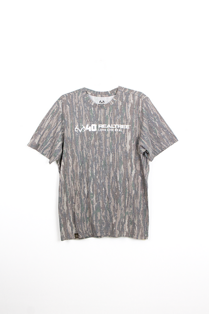Realtree 40th Anniversary Long Live Real Faded Camo Shirt - Realtree Original