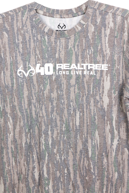 Realtree 40th Anniversary Long Live Real Faded Camo Shirt - Realtree Original