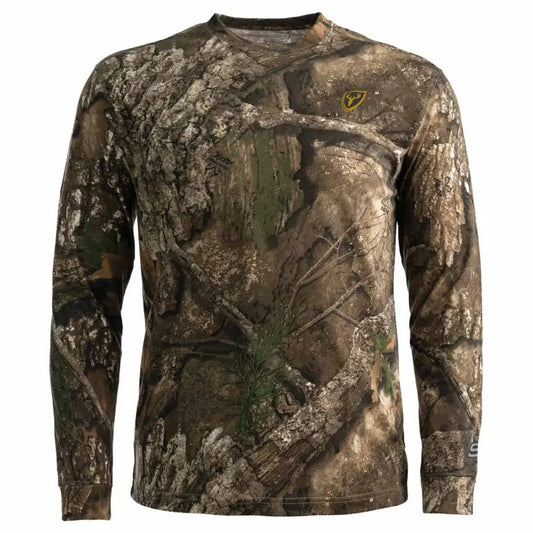 Realtree Blocker Outdoors Fused Cotton Long Sleeve Hunting Shirt - Realtree Camo