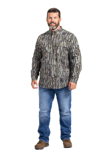 Realtree Button Down Long Sleeve Hunting Camp Shirt - Realtree Original