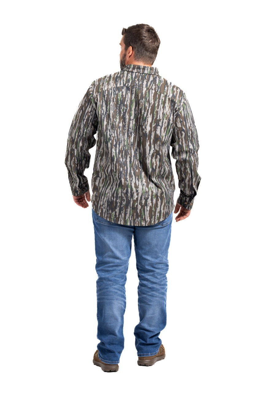 Realtree Button Down Long Sleeve Hunting Camp Shirt - Realtree Original