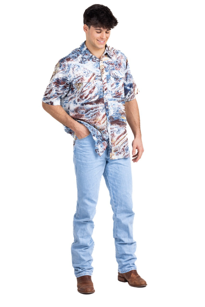 Realtree Realtree Fishing Charter Original Short Sleeve Shirt - Realtree Aspect