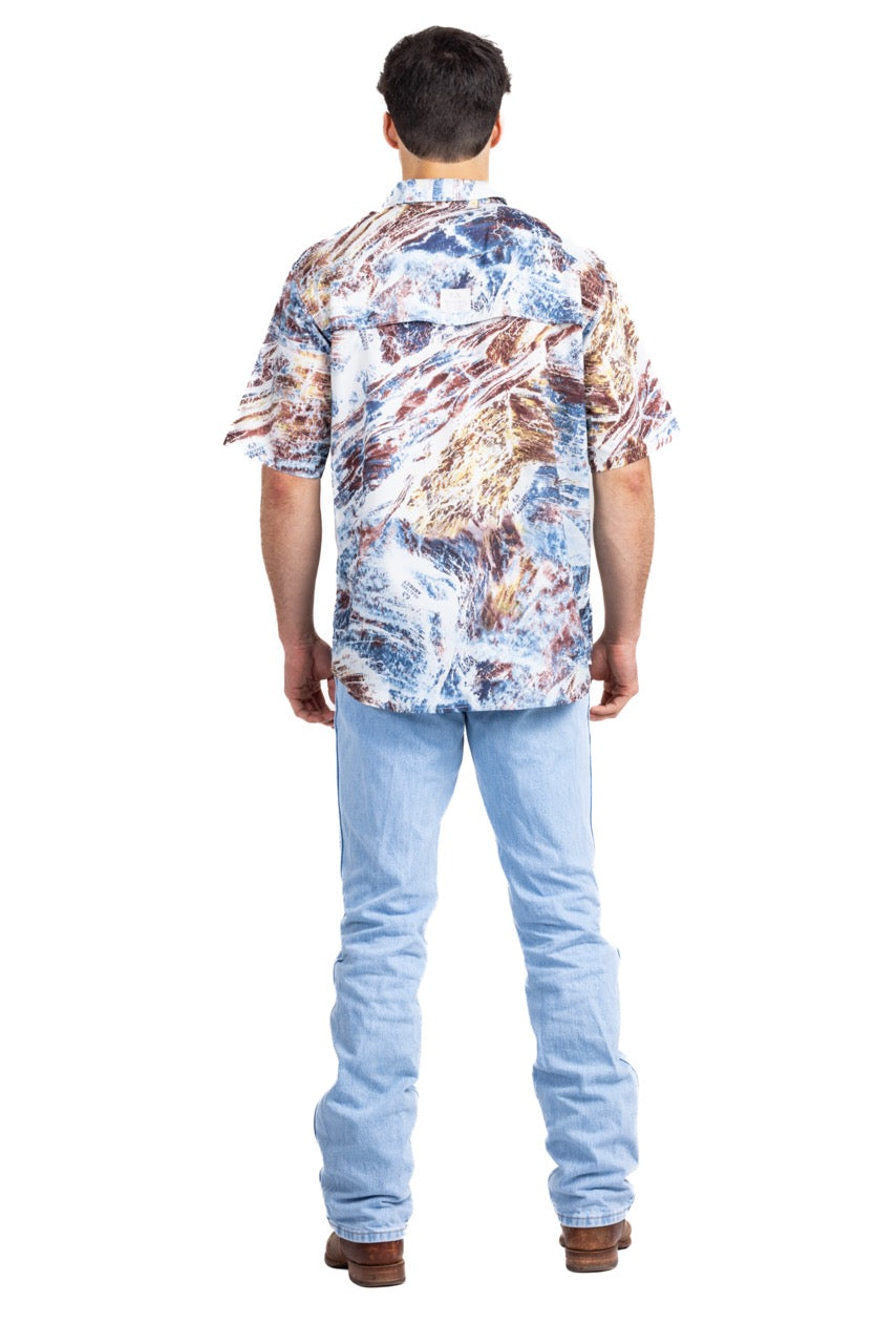 Realtree Realtree Fishing Charter Original Short Sleeve Shirt - Realtree Aspect