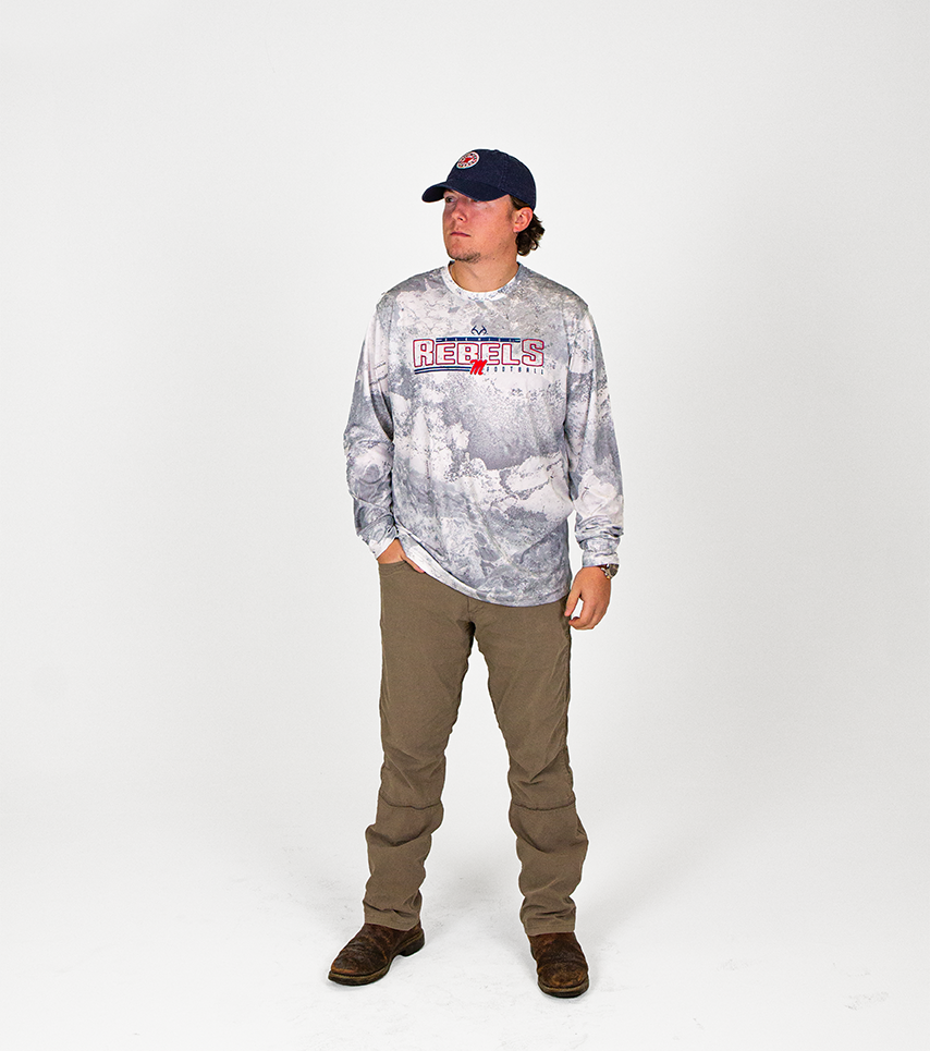 Realtree Ole Miss Rebels Unisex Long Sleeve Shirt - Realtree XTREME Colors